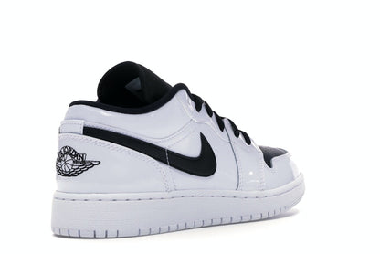Jordan 1 Low White Black Patent (GS)