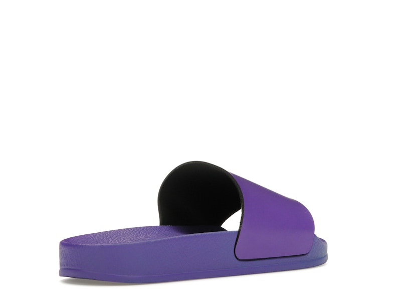 OFF-WHITE Off Stamp Slide Dark Violet Black (Women's)