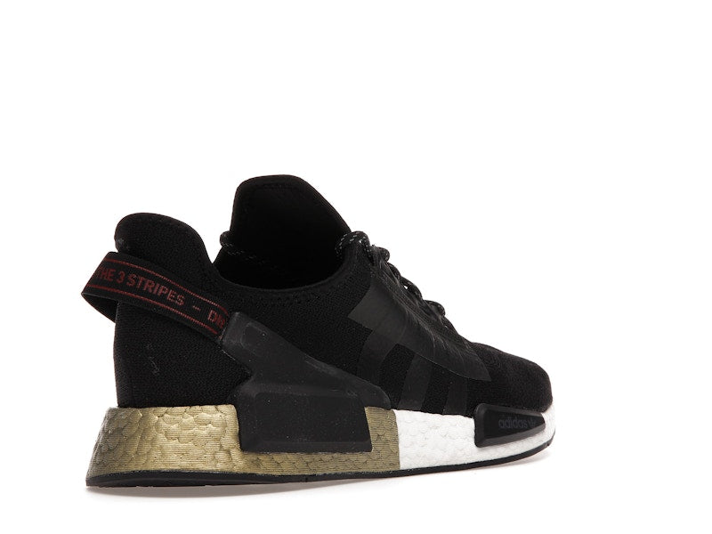 adidas NMD V2 Core Black Gold Metallic