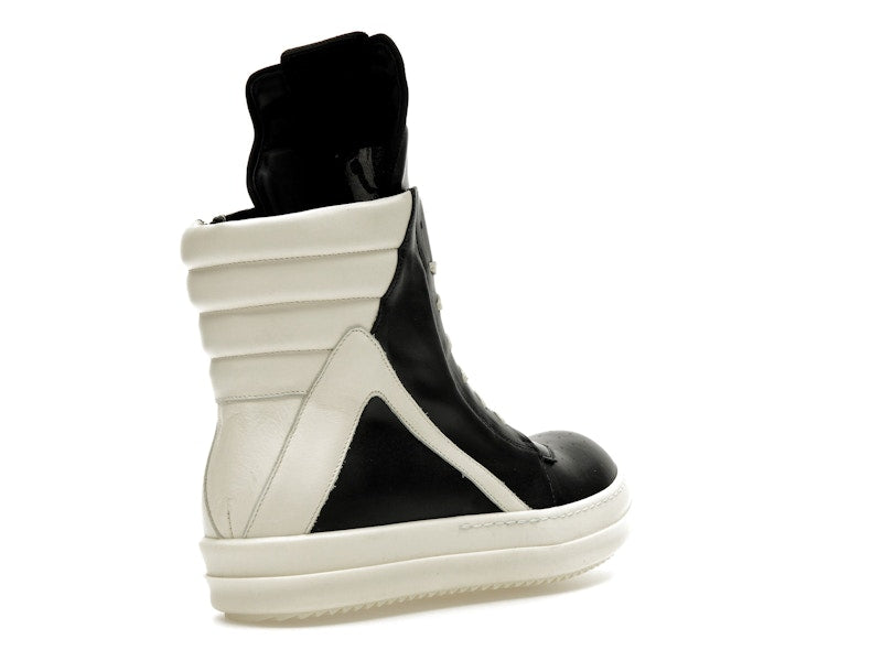 Rick Owens Strobe Geobasket High Black Milk