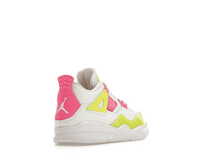 Jordan 4 Retro White Lemon Pink (PS)