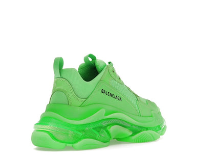Balenciaga Triple S Soft Neon Green Clear Sole (Women's)