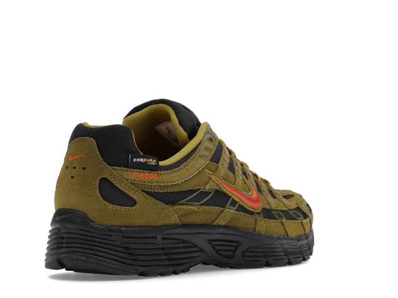 Nike P-6000 Premium Cordura Olive Flak Black Picante Red