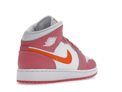 Jordan 1 Mid Pinksicle Safety Orange (GS)