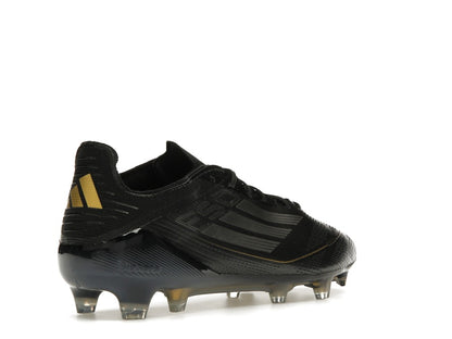 adidas F50 Elite FG Core Black Iron Metallic Gold Metallic