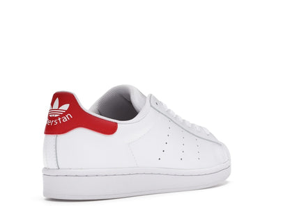 adidas Superstan White Scarlet