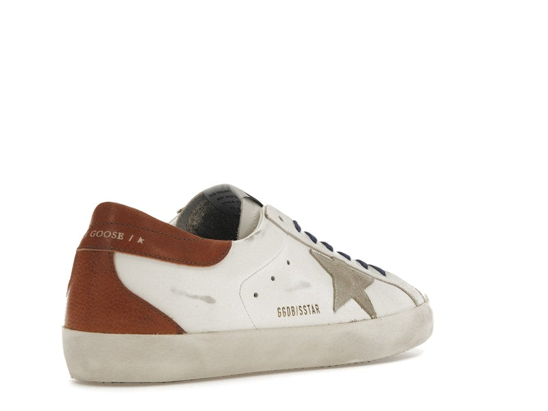 Golden Goose Super-Star White Ice Brown Blue