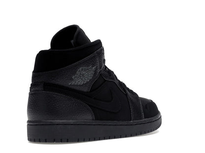 Jordan 1 Mid Black Dark Smoke Grey