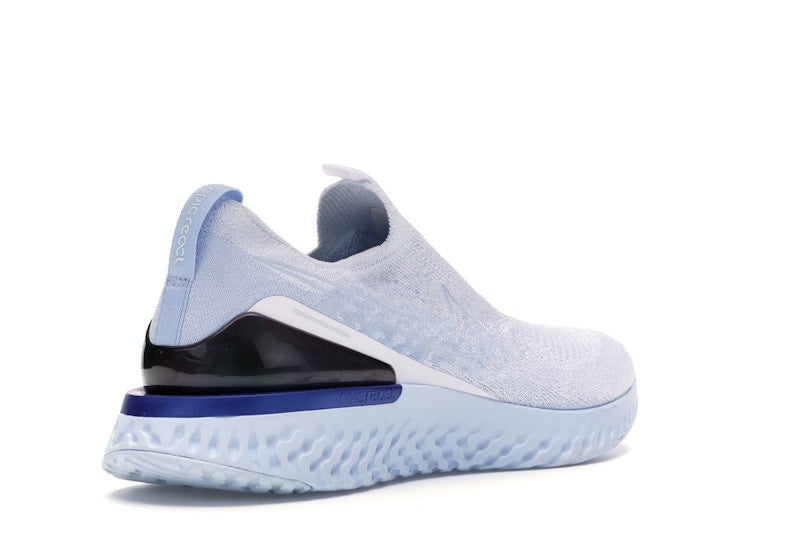Nike Epic React Moc Flyknit White Hydrogen Blue