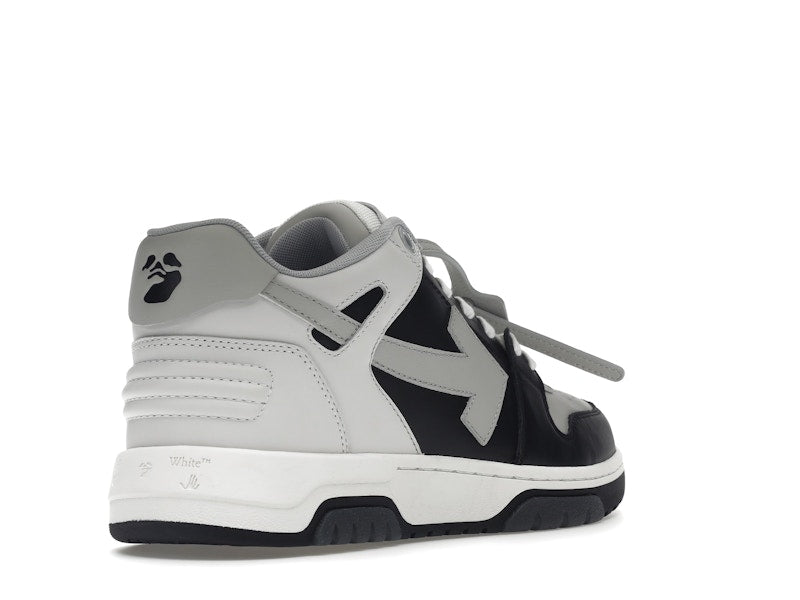 OFF-WHITE Out Of Office OOO Low Tops Light Grey Black