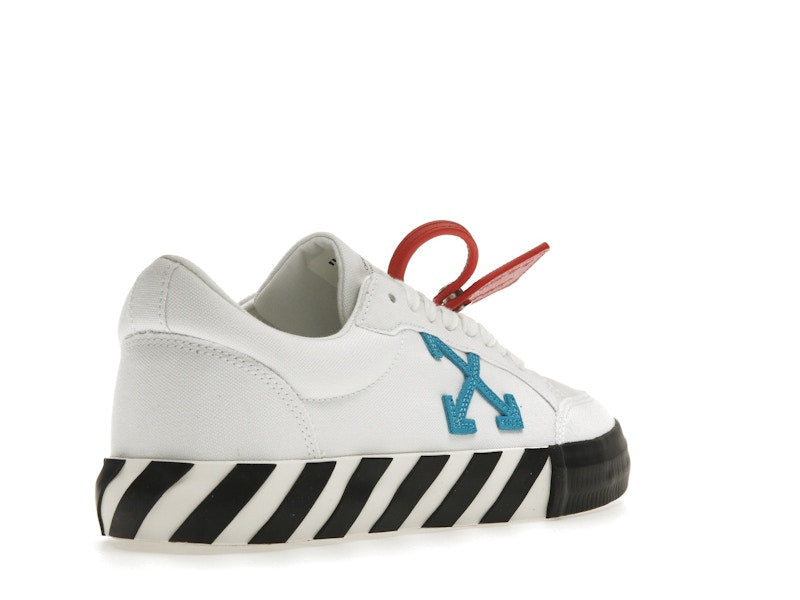 OFF-WHITE Vulcanized Low White Teal Canvas