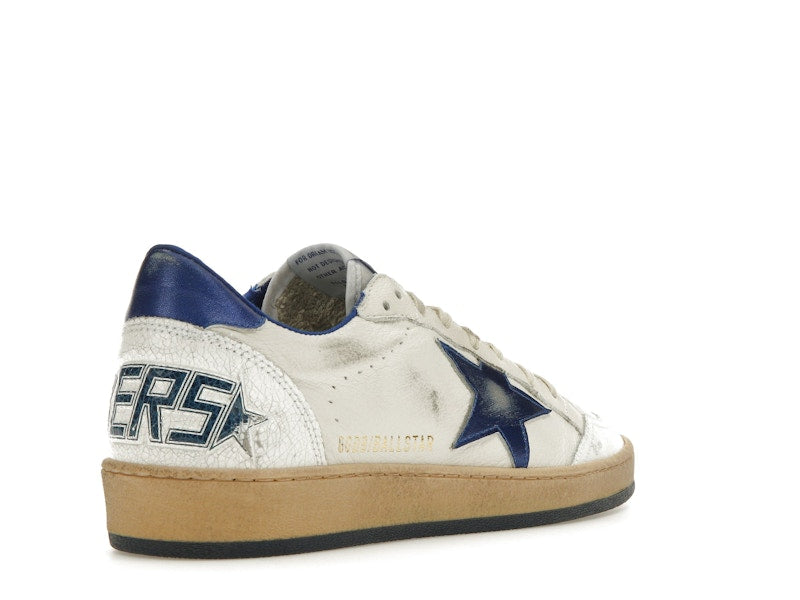 Golden Goose Ball-Star Low White Bluette