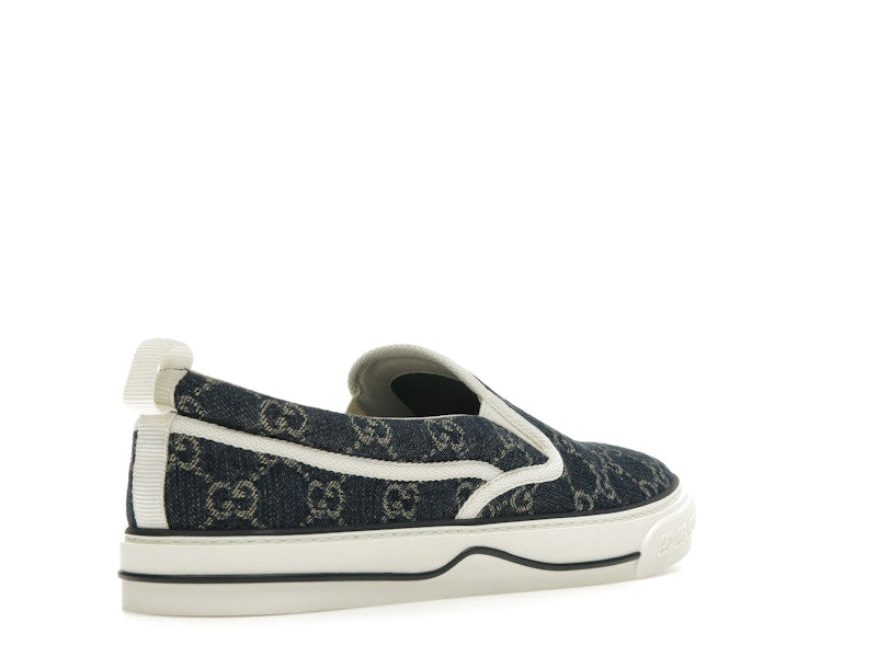 Gucci Tennis 1977 Slip On Denim
