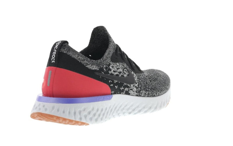 Nike Epic React Flyknit Black Red Orbit