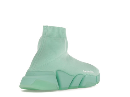 Balenciaga Speed 2.0 Recycled Transparent Sole Green (Women's)