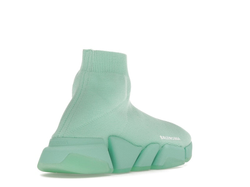 Balenciaga Speed 2.0 Recycled Transparent Sole Green (Women's)