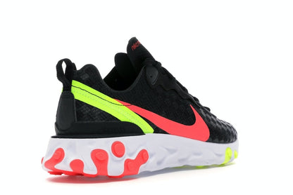 Nike React Element 55 Black Crimson Volt