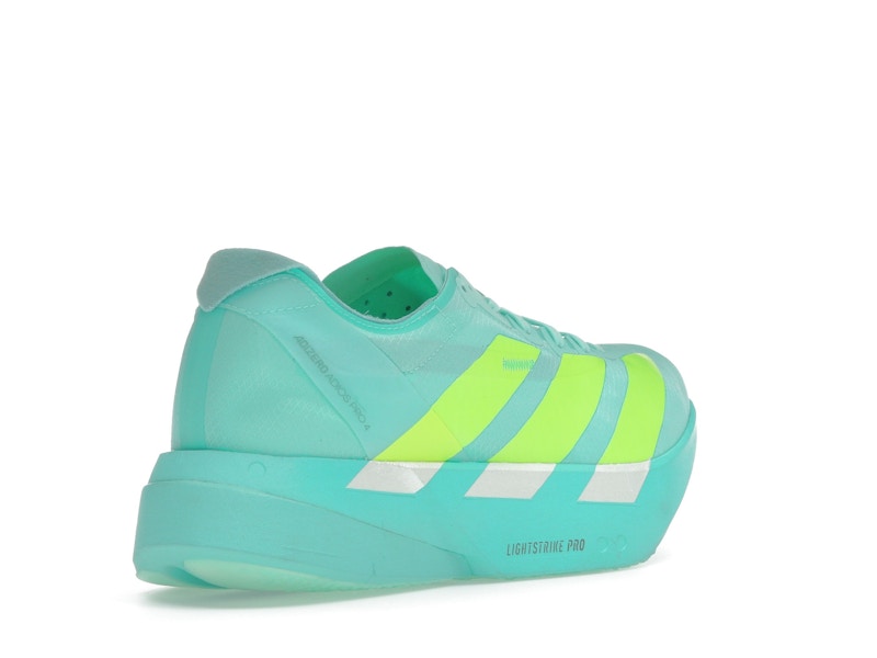 adidas Adizero Adios Pro 4 Flash Aqua Lucid Lemon