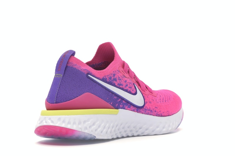 Nike Epic React Flyknit 2 Laser Fuchsia White (Women's)