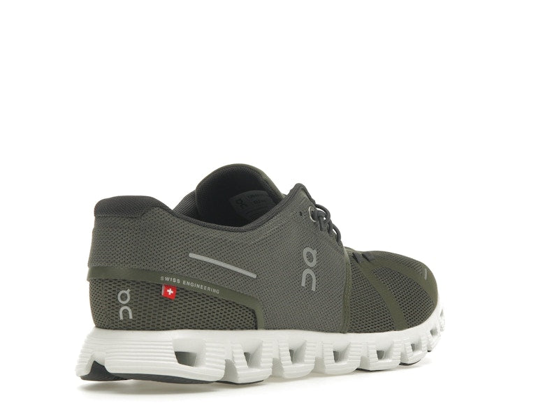On Running Cloud 5 Olive Green White