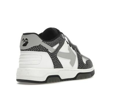 OFF-WHITE Out Of Office OOO Low Tops Black Grey with Dots