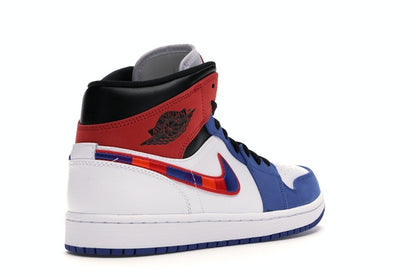 Jordan 1 Mid Multi-Color Swoosh