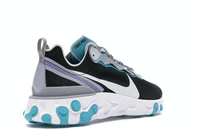 Nike React Element 55 Black Pure Platinum Teal Nebula