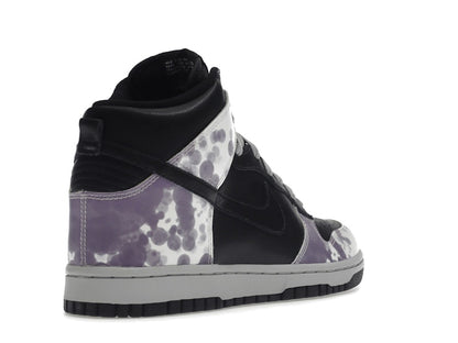 Nike Dunk High Splatter Black White Purple (Women's)