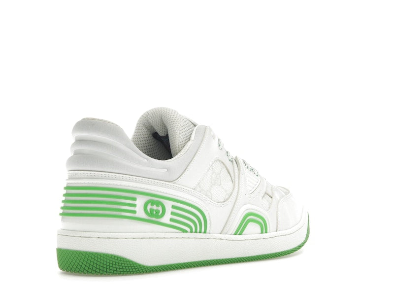 Gucci Basket Low White Demetra Green