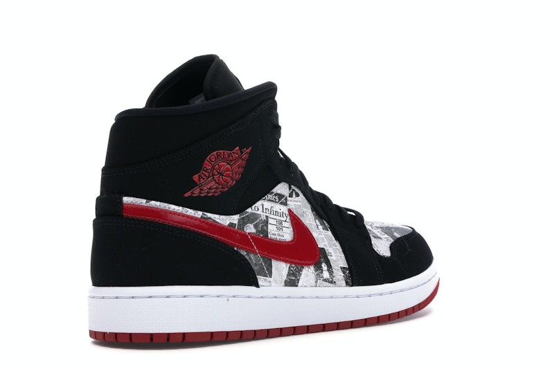 Jordan 1 Mid Newspaper Air Times