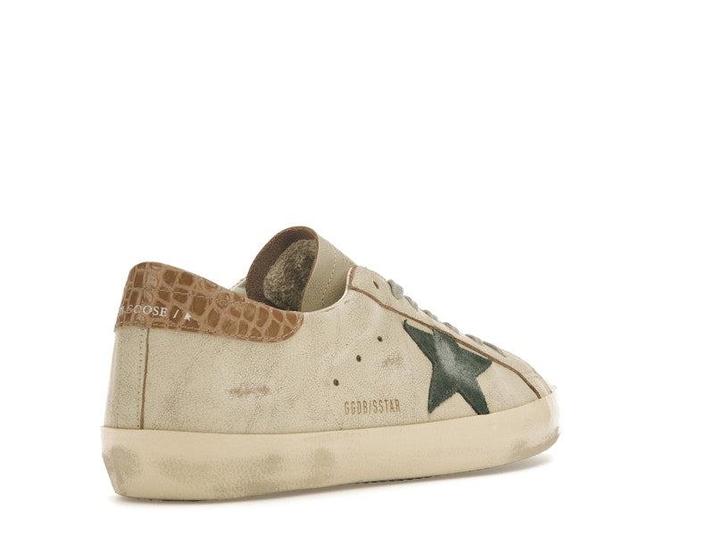 Golden Goose Super-Star Cream Green