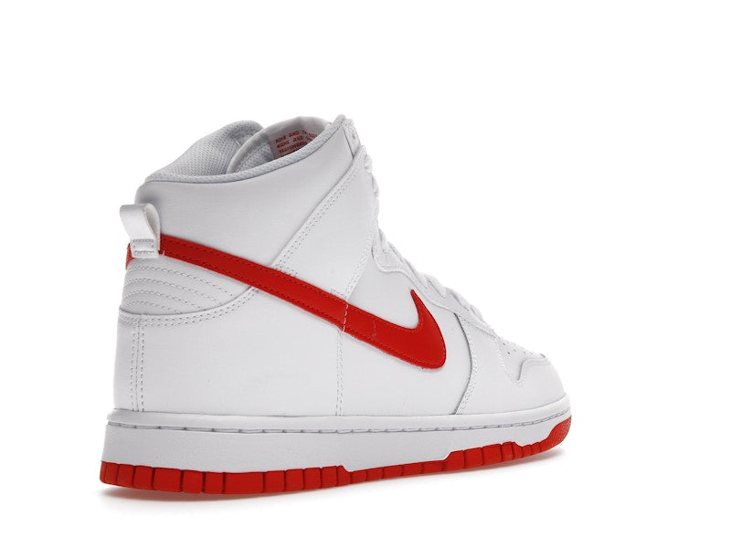 Nike Dunk High White Picante Red