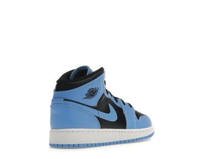 Jordan 1 Mid University Blue Black (GS)
