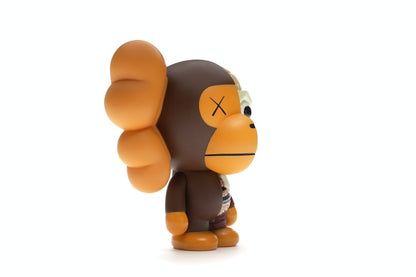KAWS Bape Dissected Baby Milo Vinyl Figure Brown