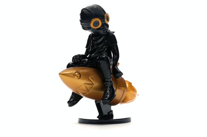 Hebru Brantley x Billionaire Boys Club x Bait Beyond The Beyond Fly Boy Figure 9 Inches Black/Gold