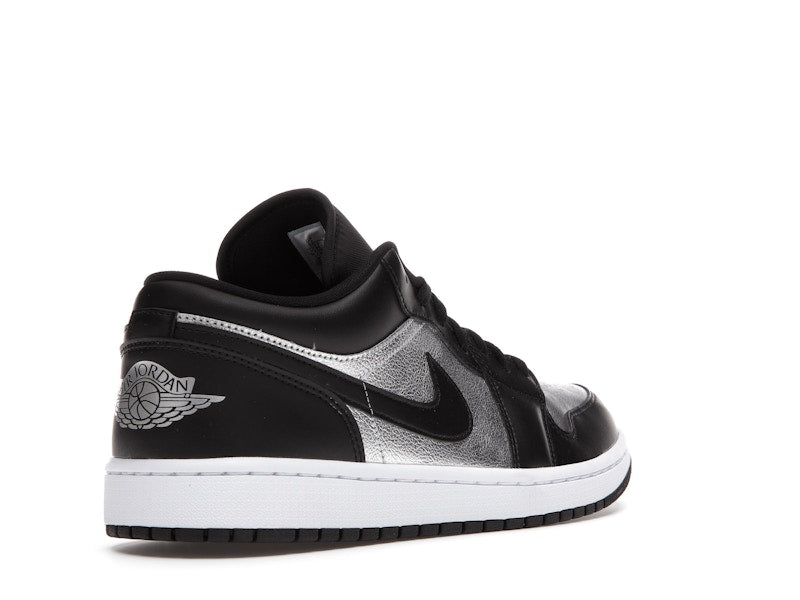 Jordan 1 Low SE Black Metallic Silver (Women's)