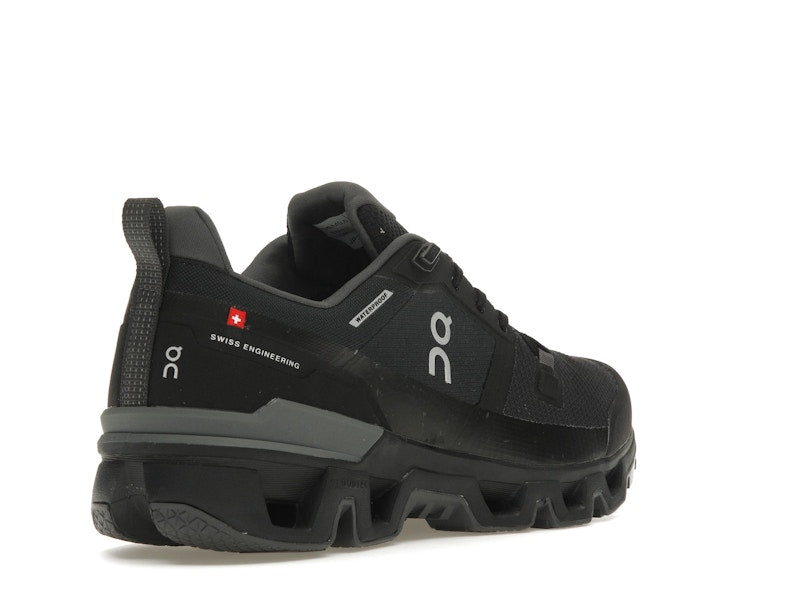 On Running Cloudwander Waterproof Black Eclipse