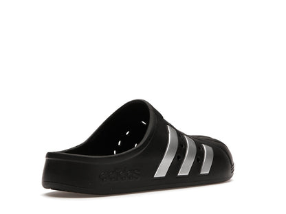 adidas Adilette Clog Black Silver