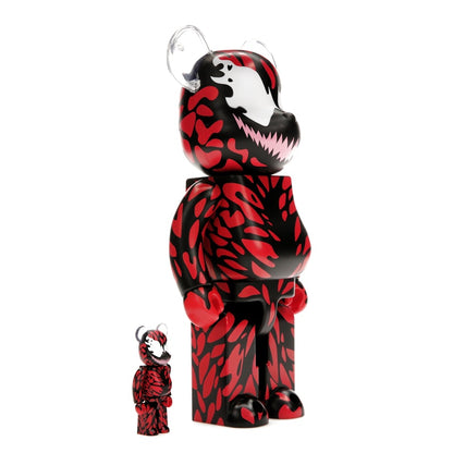 Bearbrick x Marvel Carnage 100% & 400% Set
