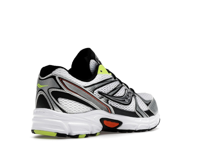 Saucony Grid Ride Millennium White Silver Lime Orange
