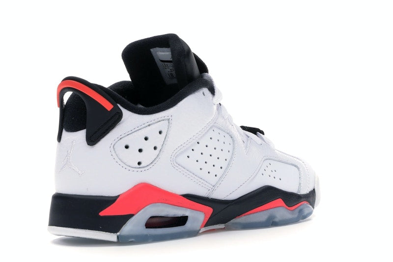 Jordan 6 Retro Low White Infrared 23 Black (GS)