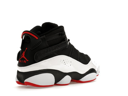 Jordan 6 Rings Black White Varsity Red