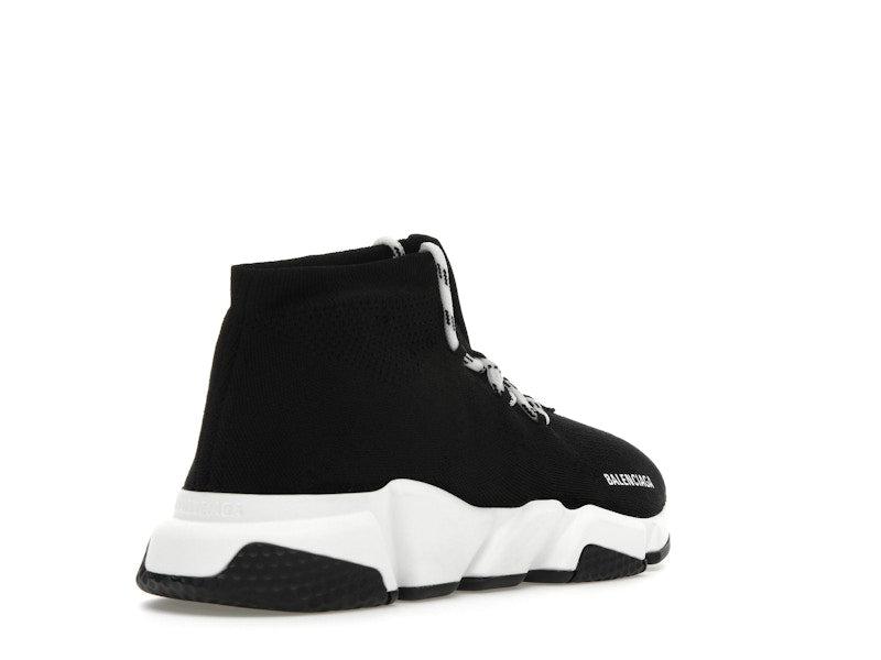 Balenciaga Speed Lace Up Black White (Women's)
