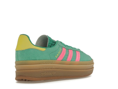adidas Gazelle Bold Court Green Lucid Pink (Women's)