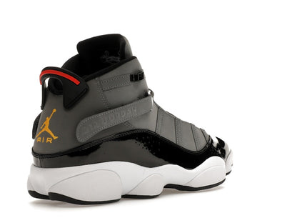 Jordan 6 Rings Smoke Grey Black Red Gold