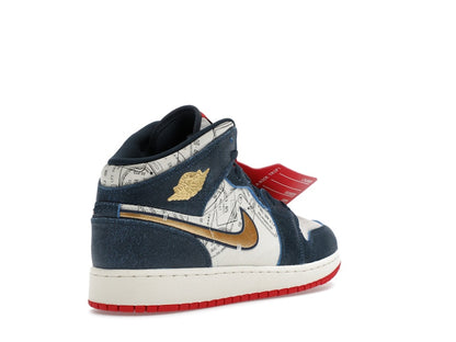 Jordan 1 Mid SE Take Flight Gold Swoosh (GS)