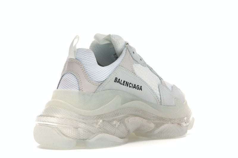 Balenciaga Triple S White Clear Sole (Women's)