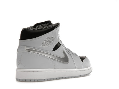 Jordan 1 Mid Pure Platinum Metallic Silver