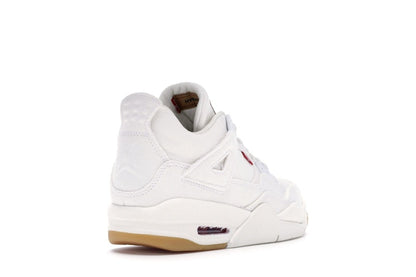 Jordan 4 Retro Levi's White (GS) (Levi's Tag)