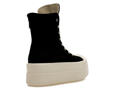 Rick Owens DRKSHDW Mega Bumper Canvas Sneaks Black Milk